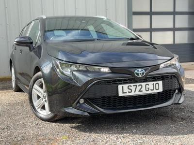 Used 2022 Toyota COROLLA 1.8 VVT-h GPF Icon Touring Sports 5dr Petrol Hybrid CVT Euro 6 (s/s) (122 ps) ECLIPSE BLACK at Dack Vans