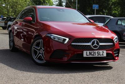 Used 2021 Mercedes-Benz A Class 2.0 A220d AMG Line (Executive) 8G-DCT Euro 6 (s/s) 5dr at Duckworth Motor Group