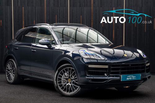 Used 2018 Porsche Cayenne 4.0T V8 Turbo TiptronicS 4WD Euro 6 (s/s) 5dr Blue at Auto100