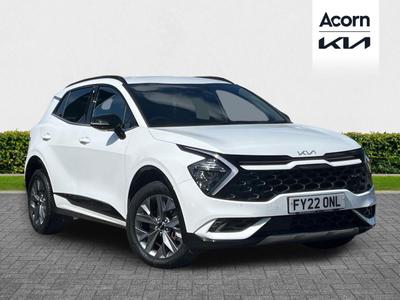 Used 2022 Kia Sportage 1.6 T-GDi ISG HEV GT-LINE Fusion White at Kia Motors UK