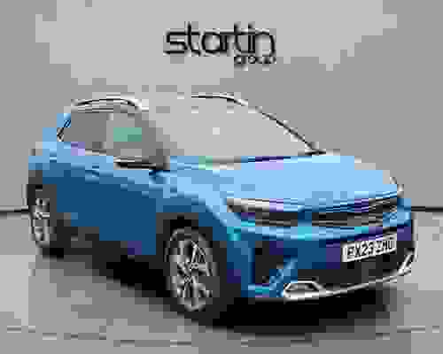 Kia Stonic 1.0 T-GDi ISG 48V GT-LINE S Azure Blue Wth Black Roof at Startin Group