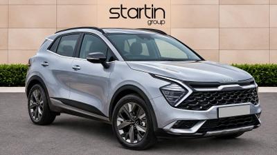 Used 2022 Kia Sportage 1.6 T-GDi ISG HEV GT-LINE S Lunar Silver With Black Roof at Kia Motors UK