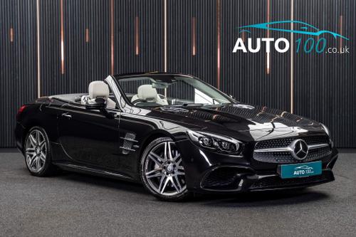 Used 2016 Mercedes-Benz SL 4.7 SL500 V8 AMG Line G-Tronic+ Euro 6 (s/s) 2dr Black at Auto100