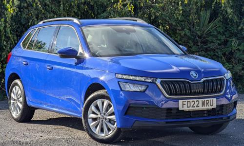 Used 2022 Skoda Kamiq 1.0 TSI (95ps) S SUV Blue at Staceys Motors