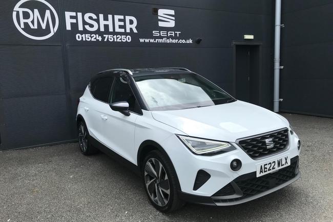 Used 2022 SEAT Arona 1.0 TSI FR Sport Euro 6 (s/s) 5dr White at RM Fisher