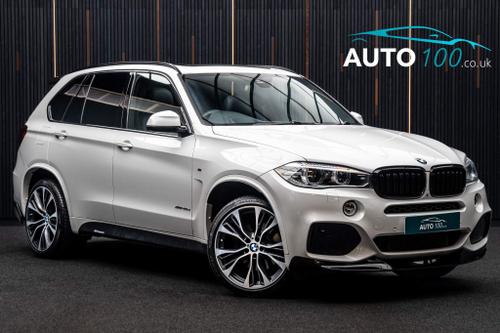 Used 2017 BMW X5 3.0 40d M Sport Auto xDrive Euro 6 (s/s) 5dr White at Auto100