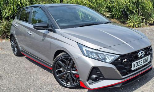 Used 2022 Hyundai i20 1.6 T-GDi N Euro 6 (s/s) 5dr Black at Staceys Motors