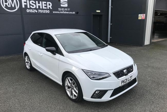 Used 2021 SEAT Ibiza 1.0 TSI FR Euro 6 (s/s) 5dr White at RM Fisher