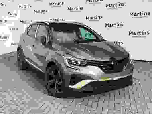 Used ~ Renault Captur E-Tech Engineered Hybrid 145 Auto MY22 oyster grey with diamond black roof at Martins Group