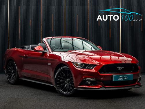 Used 2017 Ford Mustang 5.0 V8 GT SelShift Euro 6 2dr Red at Auto100