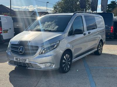 Used 2021 Mercedes-Benz Vito 2.0 119 CDI Sport Crew Van G-Tronic RWD L2 Euro 6 (s/s) 5dr (LWB) at MBNI