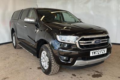 Used 2023 Ford RANGER 2.0 EcoBlue Limited Pickup Double Cab 4dr Diesel Auto 4WD Euro 6 (s/s) (170 ps) AGATE BLACK at Dack Vans