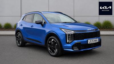 Used 2025 Kia Sportage 1.6 T-GDi DCT GT-LINE Blue Flame at Kia Motors UK