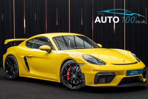 Used 2020 Porsche 718 Cayman 4.0 GT4 Euro 6 (s/s) 2dr Yellow at Auto100