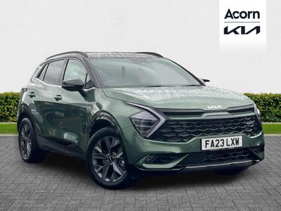 Used 2023 Kia Sportage 1.6 T-GDi ISG HEV GT-LINE S Experience Green with Black Roof at Kia Motors UK