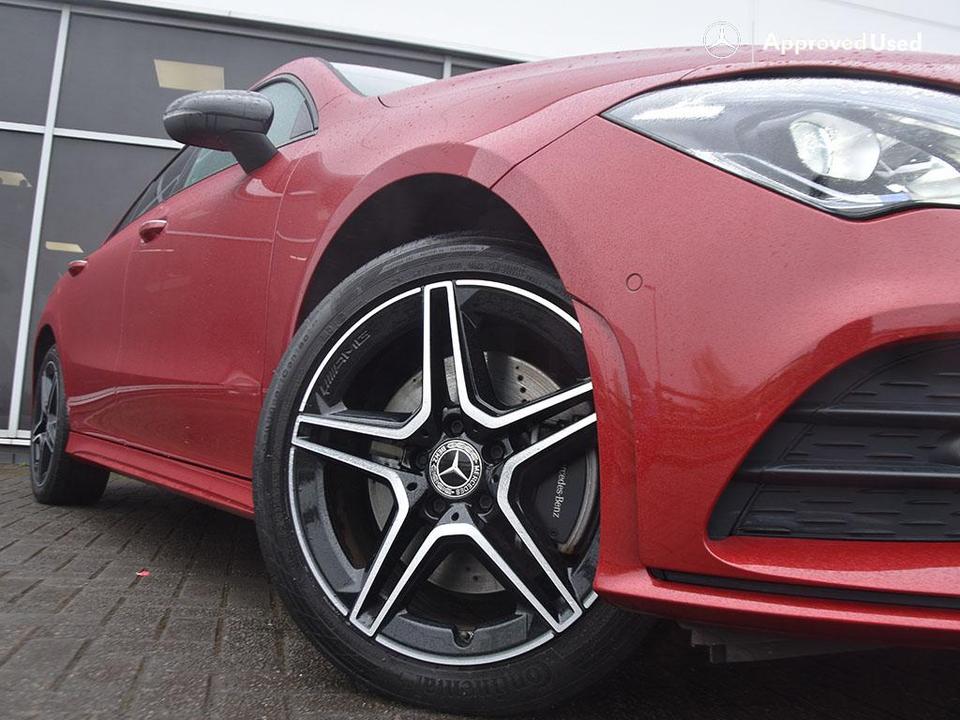 Used 2023 CLA-Class CLA 250 e AMG Line Premium Coupe Red | Mercedes ...