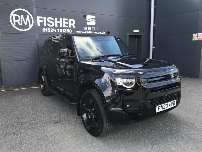 Used 2023 Land Rover Defender 110 3.0 D250 MHEV X-Dynamic HSE Auto 4WD Euro 6 (s/s) 5dr Black at RM Fisher