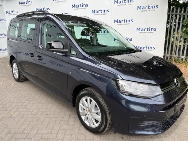 Used 2026 Volkswagen Caddy Maxi 1.5 TSI Life DSG Euro 6 (s/s) 5dr Starlight Blue at Martins Group