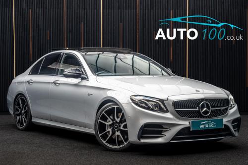 Used 2017 Mercedes-Benz E Class 3.0 E43 V6 AMG (Premium Plus) G-Tronic+ 4MATIC Euro 6 (s/s) 4dr Silver at Auto100