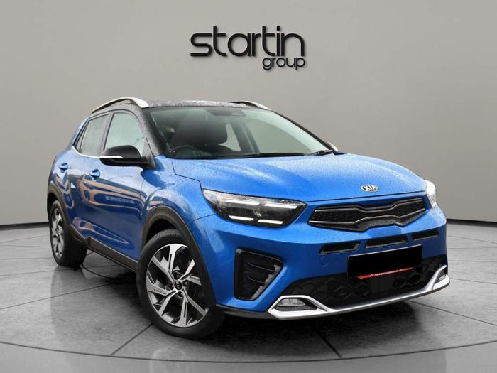 Kia Stonic 1.0 T-GDi ISG 48V GT-LINE S in Azure Blue Wth Black Roof £17,250