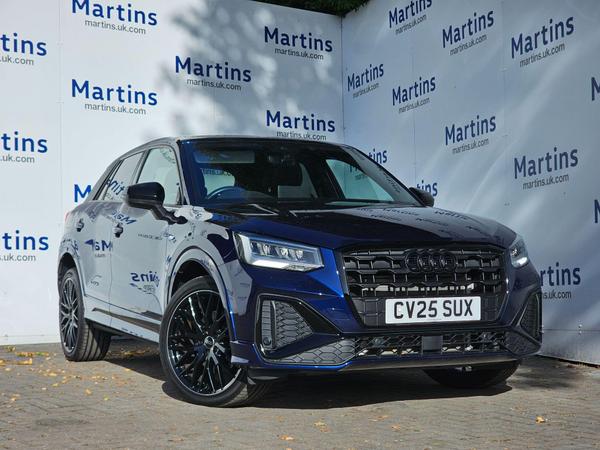 Used 2025 Audi Q2 1.5 TFSI CoD 35 Black Edition S Tronic Euro 6 (s/s) 5dr Blue at Martins Group