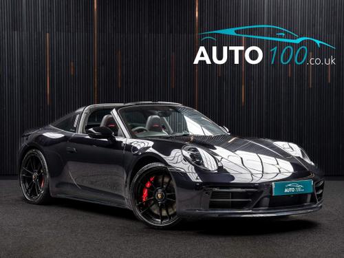 Used 2022 Porsche 911 3.0T 992 4 GTS Targa PDK 4WD Euro 6 (s/s) 2dr Black at Auto100