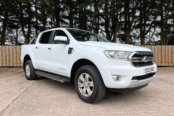 Used 2020 Ford RANGER 2.0 EcoBlue Limited Pickup 4dr Diesel Auto 4WD Euro 6 (s/s) (170 ps) at Otter Vale Motors