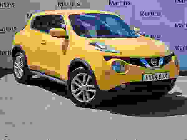 Used 2014 Nissan Juke 1.2 DIG-T Acenta Euro 5 (s/s) 5dr Euro 5 Yellow at Martins Group