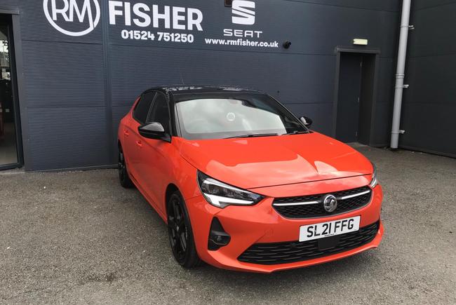 Used 2021 Vauxhall Corsa 1.2 Turbo SRi Euro 6 (s/s) 5dr Orange at RM Fisher