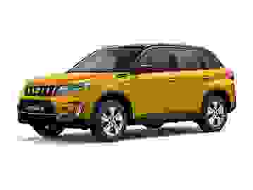 Used ~ Suzuki Vitara 1.5 SZ-T AGS Auto Euro 6 (s/s) 5dr Solar Yellow Pearl with Cosmic Black Pearl Roof at Islington Motor Group