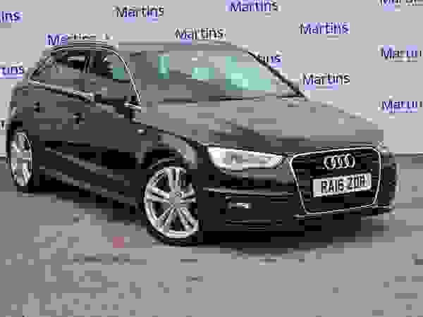 Used 2016 Audi A3 1.8 TFSI S line Sportback S Tronic quattro Euro 6 (s/s) 5dr (Nav) Black at Martins Group