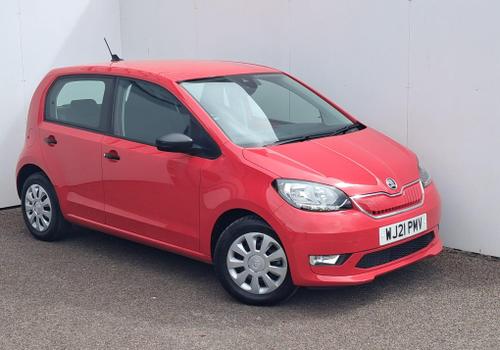 2021 SKODA CITIGO 2021 IV 36.8KWH SE AUTO 5DR PRICE 9,490 APR RED ELECTRIC 22710... photo