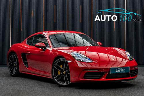 Used 2017 Porsche 718 Cayman 2.5T S PDK Euro 6 (s/s) 2dr Red at Auto100