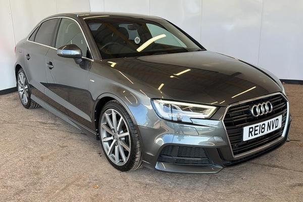 Used 2018 Audi A3 2.0 TDI S line Saloon 4dr Diesel Manual Euro 6 (s/s) (150 ps) at Otter Vale Motors