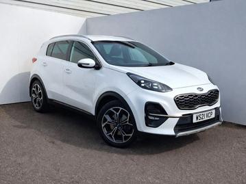 Used 2021 Kia Sportage 1.6 CRDi MHEV GT-Line Euro 6 (s/s) 5dr White at Islington Motor Group