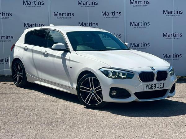 Used 2019 BMW 1 Series 2.0 120i GPF M Sport Shadow Edition Auto Euro 6 (s/s) 5dr Alpine White Gloss at Martins Group
