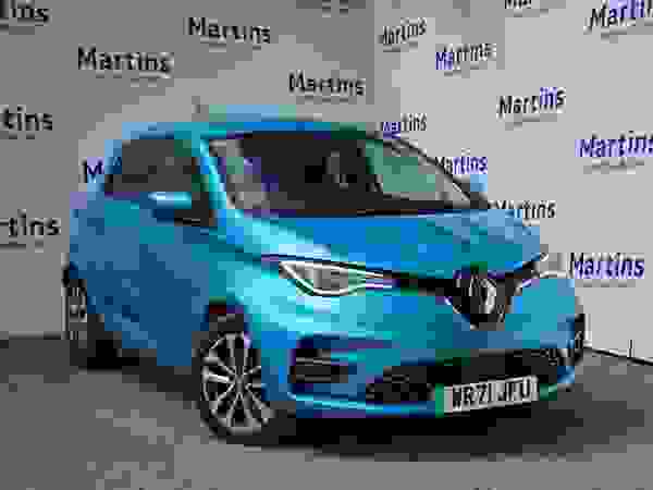 Used 2021 Renault Zoe R135 EV50 52kWh GT Line Auto 5dr (Rapid Charge) Blue at Martins Group