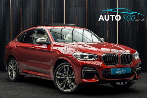 Used 2019 BMW X4 3.0 M40d Auto xDrive Euro 6 (s/s) 5dr Red at Auto100