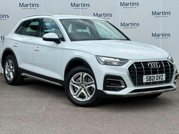 Used 2021 Audi Q5 2.0 TDI 40 Sport S Tronic quattro Euro 6 (s/s) 5dr White at Martins Group