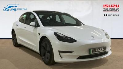 Used 2022 TESLA MODEL 3 (Dual Motor) Long Range Saloon 4dr Electric Auto 4WDE (346 ps) White at Dack Vans