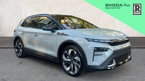 Used ~ Skoda Elroq 84kWh vRS Auto 4WD 5dr Meteor Grey Black Magic Pearl at Richmond Motor Group