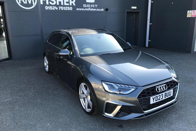 Used 2023 Audi A4 Avant 2.0 TFSI 35 S line S Tronic Euro 6 (s/s) 5dr Grey at RM Fisher