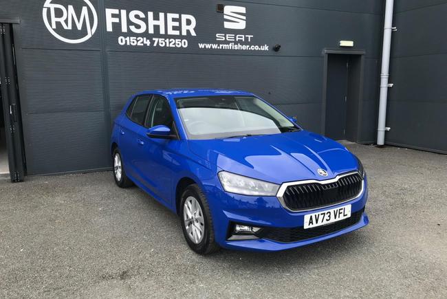 Used 2023 Skoda Fabia 1.0 TSI SE Comfort DSG Euro 6 (s/s) 5dr Blue at RM Fisher