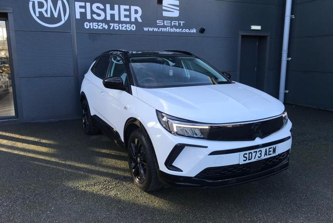 Used 2023 Vauxhall Grandland 1.2 Turbo GS Euro 6 (s/s) 5dr White at RM Fisher