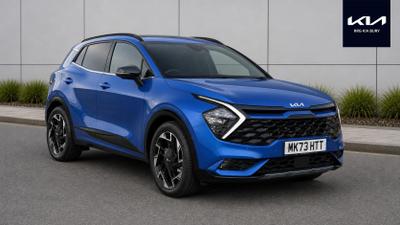 Used 2023 Kia Sportage 1.6 T-GDi ISG 48V GT-LINE Blue Flame at Kia Motors UK
