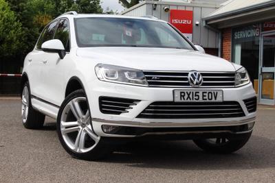 Used 2015 Volkswagen Touareg 3.0 TDI V6 BlueMotion Tech R-Line Tiptronic 4WD Euro 6 (s/s) 5dr at Duckworth Motor Group