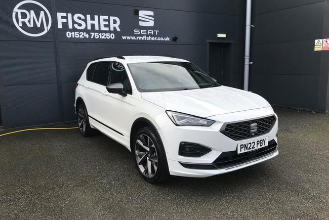 Used 2022 SEAT Tarraco 1.5 TSI EVO FR Sport DSG Euro 6 (s/s) 5dr White at RM Fisher
