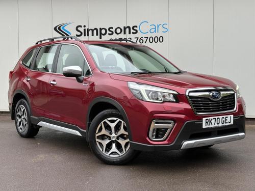 Used 2020 Subaru Forester 2.0 i e-Boxer XE SUV 5dr Petrol Hybrid Lineartronic 4WD Euro 6 (s/s) (150 ps) Crimson Red at Simpsons