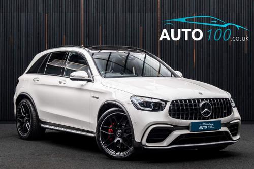 Used 2020 Mercedes-Benz GLC Class 4.0 GLC63 V8 BiTurbo AMG S (Premium Plus) SpdS MCT 4MATIC+ Euro 6 (s/s) 5dr White at Auto100