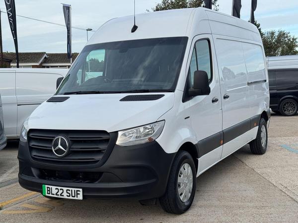 Used 2022 Mercedes-Benz eSprinter 55kWh Progressive Panel Van 5dr Electric Auto FWD L2 H2 80kW Charger (115 ps) White at MBNI Truck & Van